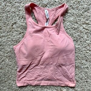 Lululemon Ebb To Street Tank in Dew Pink